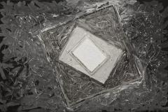 Gabbia-Tripla-100x150-cm-Tecnica-mista-su-tela-2013