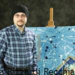 Andrea Recchia Rizzardi con la sua opera