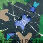 Esplosione di forme - Tecnica mista su tela - 50x50 cm -2017, di Andrea Rizzardi